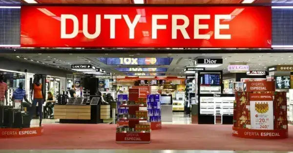 Logo Brasil Duty Free — cliente da THE Montagens Industriais (obras comerciais, instalações elétricas e manutenção predial)