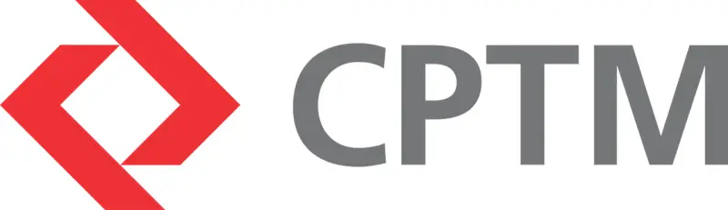 Logo CPTM — Companhia Paulista de Trens Metropolitanos — cliente da THE Montagens Industriais (governamentais, instalações elétricas e manutenção predial)