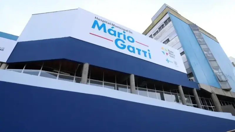 Logo Hospital Municipal Dr. Mário Gatti — cliente da THE Montagens Industriais (hospitais, manutenção elétrica e adequações prediais)