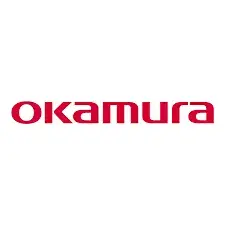 Logo Okamura Supermercados — cliente da THE Montagens Industriais (obras comerciais, instalações elétricas e manutenção predial)