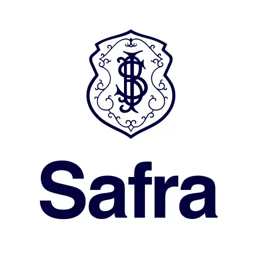 Logo Safra — cliente da THE Montagens Industriais (prestadoras de serviços, instalações elétricas e manutenção predial)